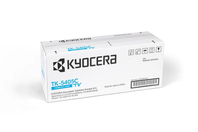 KYOCERA TK-5405C Toner Ciano per TASKalfa MA3500ci durata 10.000 pagine A4 per copertura 5%