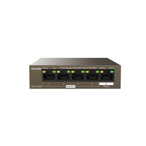 Switch tenda teg1105pd 5p lan gigabit pd desktop con 4p poe