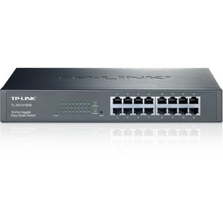Tp-link tl-sg1016de gestito l2 gigabit ethernet (10/100/1000) 1u nero
