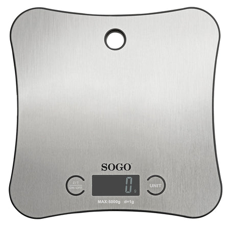SOGO BILANCIA da cucina con connessione BLUETOOTH acciaio inox APP gratuita
