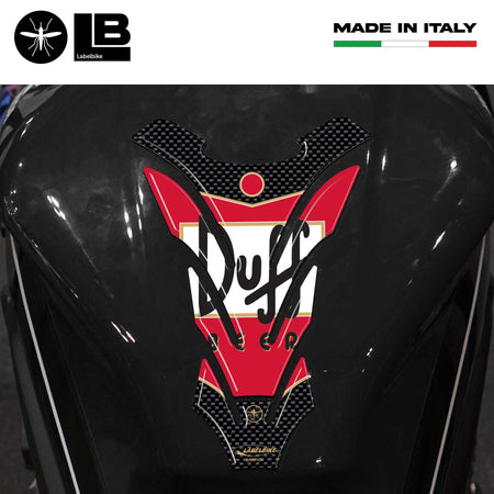 PARASERBATOIO DUFF beer - I SIMPSON ADESIVI SERBATOIO RESINA 3D PER MOTO