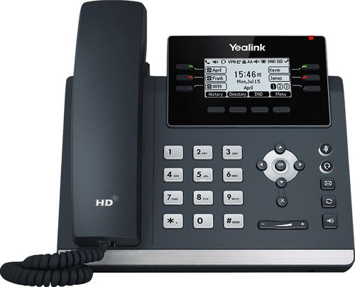 Yealink sip t42u telefono ip grigio lcd wi-fi - SIP-T42U