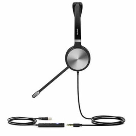 Yealink uh36 mono teams auricolare cablato a padiglione ufficio usb tipo a nero, argento - UH36-MONO-USB