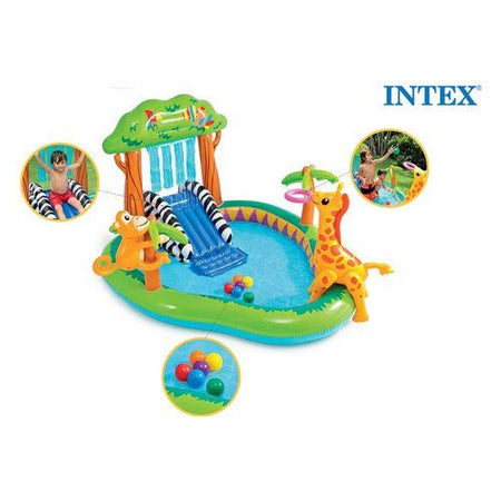 Gonfiabile giardino intex 57155 gioco con piscina giungla