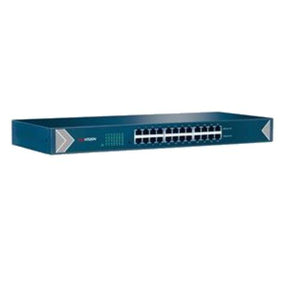 Switch hikvision 24 gigabit rj45 ports, 19-inch rack-mountable steel case unmanaged switch - DS-3E0524-E