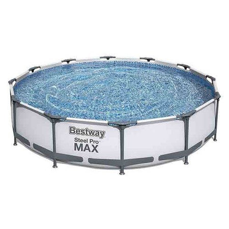 Bestway steel pro 56416 piscina fuori terra piscina con bordi piscina rotonda 6473 l blu - 56416 3