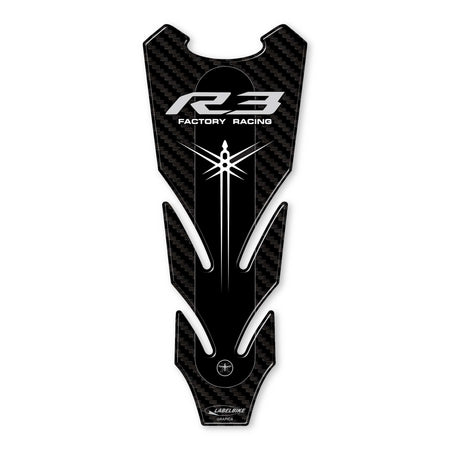 PARASERBATOIO ADESIVI 3D PROTEZIONE SERBATOIO compatibile per MOTO YAMAHA R3 yzf