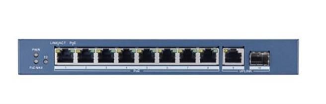 8 poe 1000m + 1 1000m +1 sfp - DS-3E0510P-E