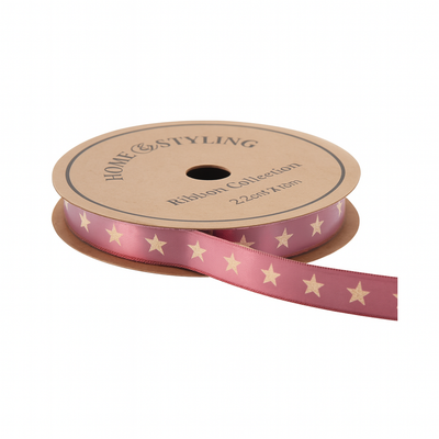 Nastro per decorazioni natalizie rosso con motivi decorativi da 800 cm