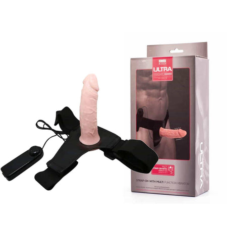 FALLO REALISTICO INDOSSABILE CAVO PER LUI STRAP ON DA UOMO VIBRANTE VIBRATORE IN MORBIDO TPR mm 155 X 42
