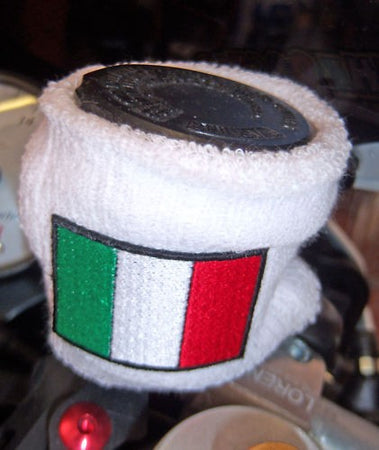 POLSINO in SPUGNA BIANCO per SERBATOIO Olio FRENI MOTO Italiana TRICOLORE ITALIA