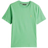 Tommy Hilfiger t-shirt verde logo TH ricamato MW0MW39256L3J T-shirt Tommy Hilfiger