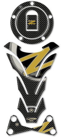 KIT ADESIVI IN GEL 3D compatibile per MOTO KAWASAKI Z750-1000 ORO fino al 2006