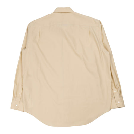 AURALEE Washed Finx Twill Shirt in Light Beige da uomo