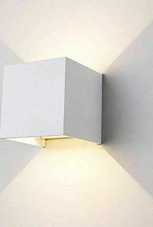 6W Lampada COB LED Cubo Applique Parete 220V Luce Biemissione 600lm Regolabile IP65 Illuminazione/Illuminazione per esterni/Lampade da parete Zencoccostore - Formia, Commerciovirtuoso.it