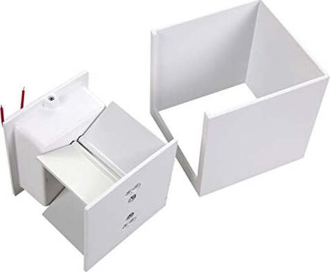 6W Lampada COB LED Cubo Applique Parete 220V Luce Biemissione 600lm Regolabile IP65 Illuminazione/Illuminazione per esterni/Lampade da parete Zencoccostore - Formia, Commerciovirtuoso.it