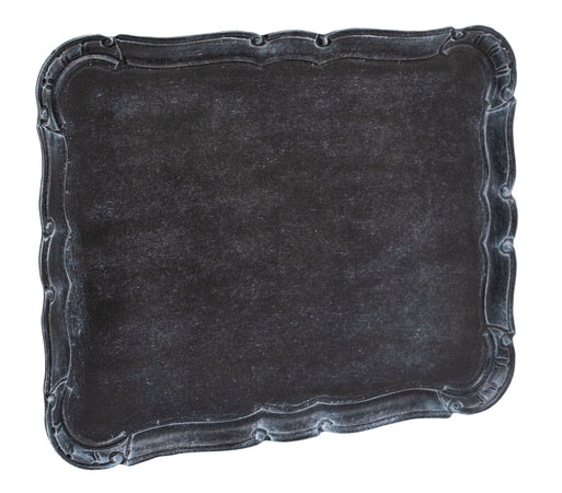 Biscottini Vassoio in legno finitura nera Made in Italy