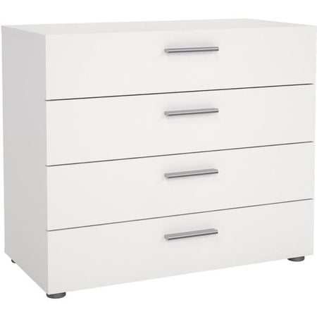TYHJA Cassettiera con 4 cassetti - Bianco - L 70 x P 40 x H 75 cm
