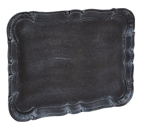 Biscottini Vassoio in legno finitura nera Made in Italy