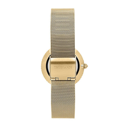 Orologio TRUSSARDI donna T-motif acciaio dorato / bianco