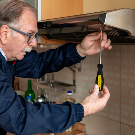 Set di cacciaviti composto da 3 pezzi a taglio e 2 pezzi a croce, con impugnatura antiscivolo