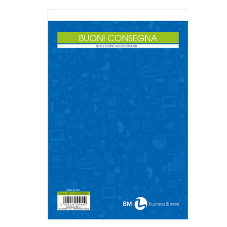 Blocco Buoni Di Consegna 50Fogli 2 Copie Ric 150X225Mm Art 380 Bm