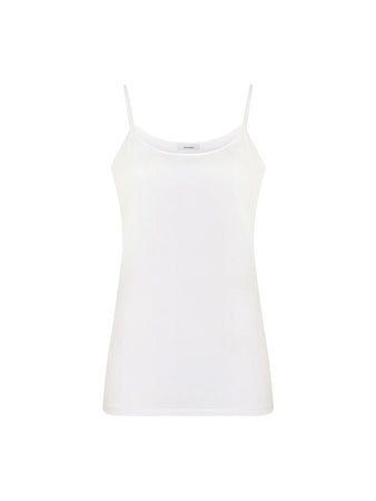 Ragno Canotta Intima da Donna Spalla Stretta Top in Filo di Scozia 71354E S12