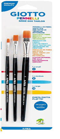 FILA - GIOTTO SET 3 PENNELLI PIATTI NR 2-8-14