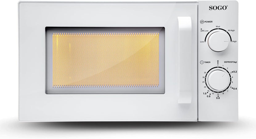 SOGO Forno a microonde con 5 livelli di potenza / 20L / 700W / timer 35min
