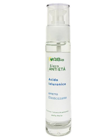 Siero antietà 50ml base Acido ialuronico puro anti invecchiamento elasticizzante riduce le rughe