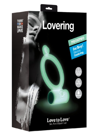 Anello fallico vibrante Lovering Phospho Fluo di Love To Love