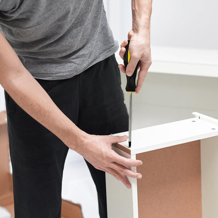 Set di cacciaviti composto da 3 pezzi a taglio e 2 pezzi a croce, con impugnatura antiscivolo