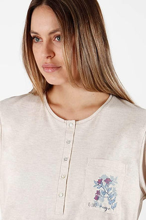Admas Pigiama da Donna in Caldo Cotone e Viscosa 56184 S32 - Passarelli Biancheria