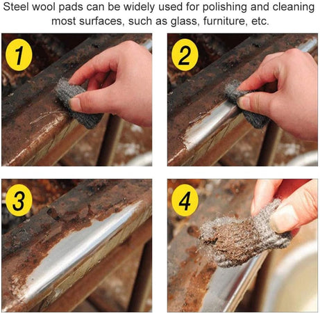 Lana d' acciaio in matassina da 75 gr per carteggiare