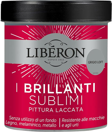 LIBERON - PITTURA LACCATA I BRILLANTI SUBLIMI GRIGIO LOFT 500ML
