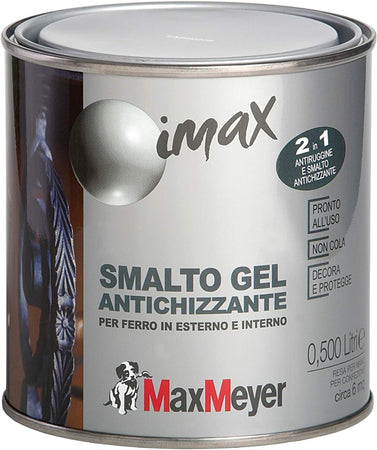 MAX MEYER - IMAX SMALTO DECORATIVO ANTICHIZZANTE 0,5 L GRIGIO GHISA