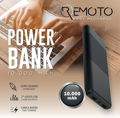 Powerbank REMOTO® carica batterie portatile