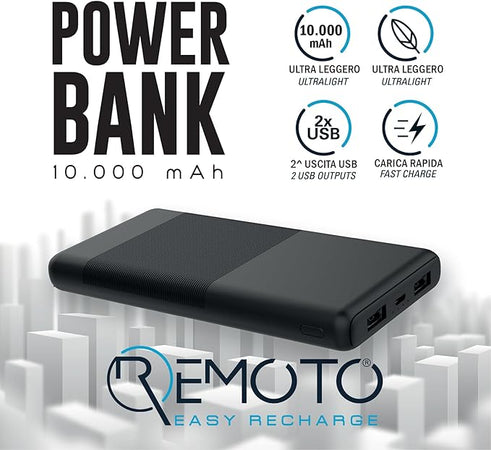 Powerbank REMOTO® carica batterie portatile