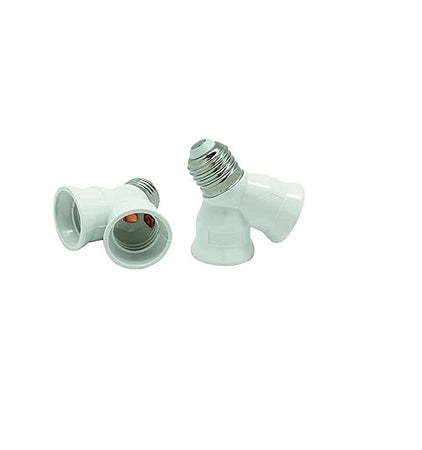 ELECTRALINE - SDOPPIATORE PORTALAMPADE ATTACCO E27 2
