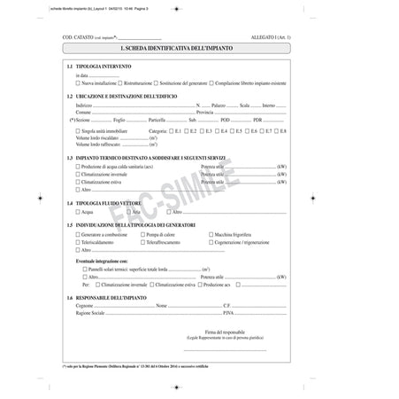 Libretto Impianto Climatizzazione 297X210Mm 48Pag E2621 Edipro