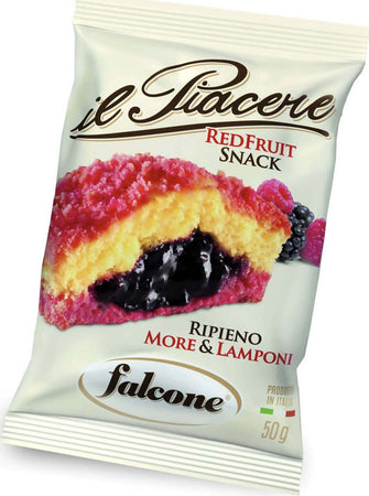 72x Il Piacere Red Fruit Snack Dolciaria Falcone 50gr. Merendina Ripiena di More e Lamponi Merendine ai Frutti di Bosco Confezione Da 72 Pz. Made in Italy Alimentari e cura della casa/Snack dolci e salati/Biscotti/Alla frutta Non solo alimenti - Albano Laziale, Commerciovirtuoso.it