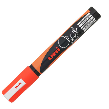 Marcatore A Gesso Liquido Uni Chalk P.Tonda Arancio Fluo Uni Mitsubishi