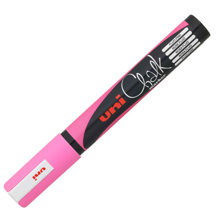 Marcatore A Gesso Liquido Uni Chalk P.Tonda Rosa Fluo Uni Mitsubishi