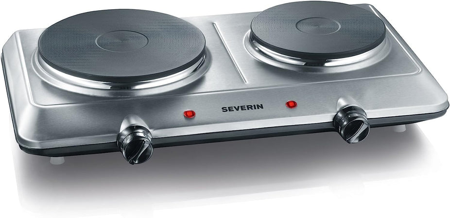 Severin dk 1014 con doppia piastra elettrica 15/18cm 2500w