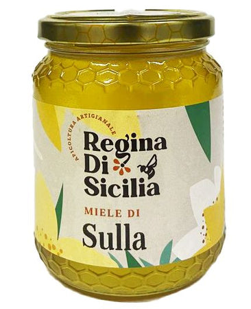 Miele in Vasetto Sulla Di Ape Nere Miele Siciliano Grezzo Miele Puro Origine Sicilia in Barattolo Di Vetro 500g