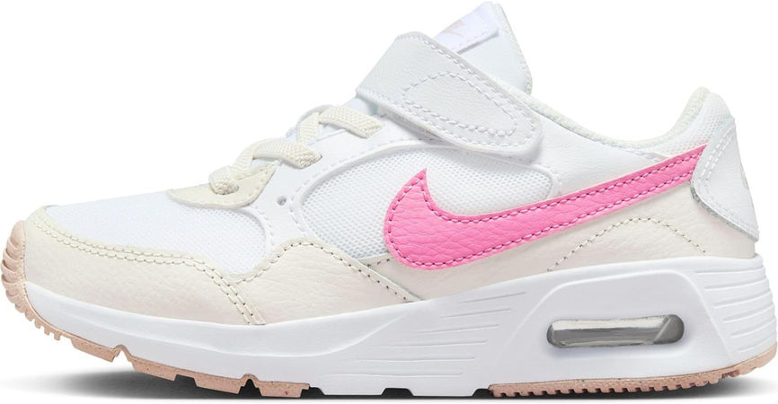 Nike Air Max SC Bambini White/Playful Pink – Sneaker Ragazza con Max Air, Leggere e Facili da Indossare