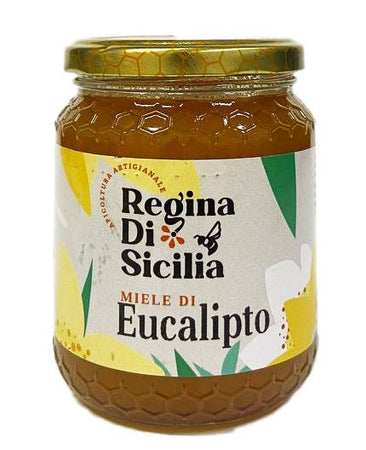 Miele in Vasetto Eucalipto Di Ape Nere Miele Siciliano Grezzo Miele Puro Origine Sicilia in Barattolo Di Vetro 500g