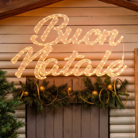 Buon Natale 3D con pixel MicroLed traditional per decorazioni natalizie