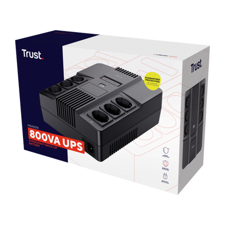 Gruppo di Continuità UPS Maxxon 800 VA / 360W 6 Prese Schuko