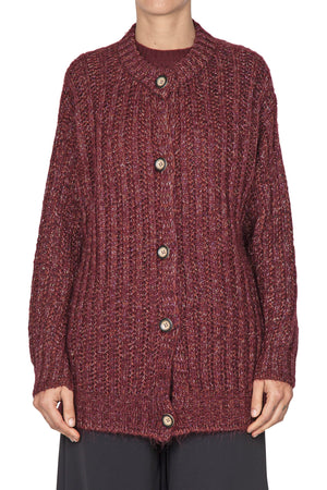 LA FEMME BLANCHE La Femme Blanche - Cardigan - 441809 - Bordeaux da donna